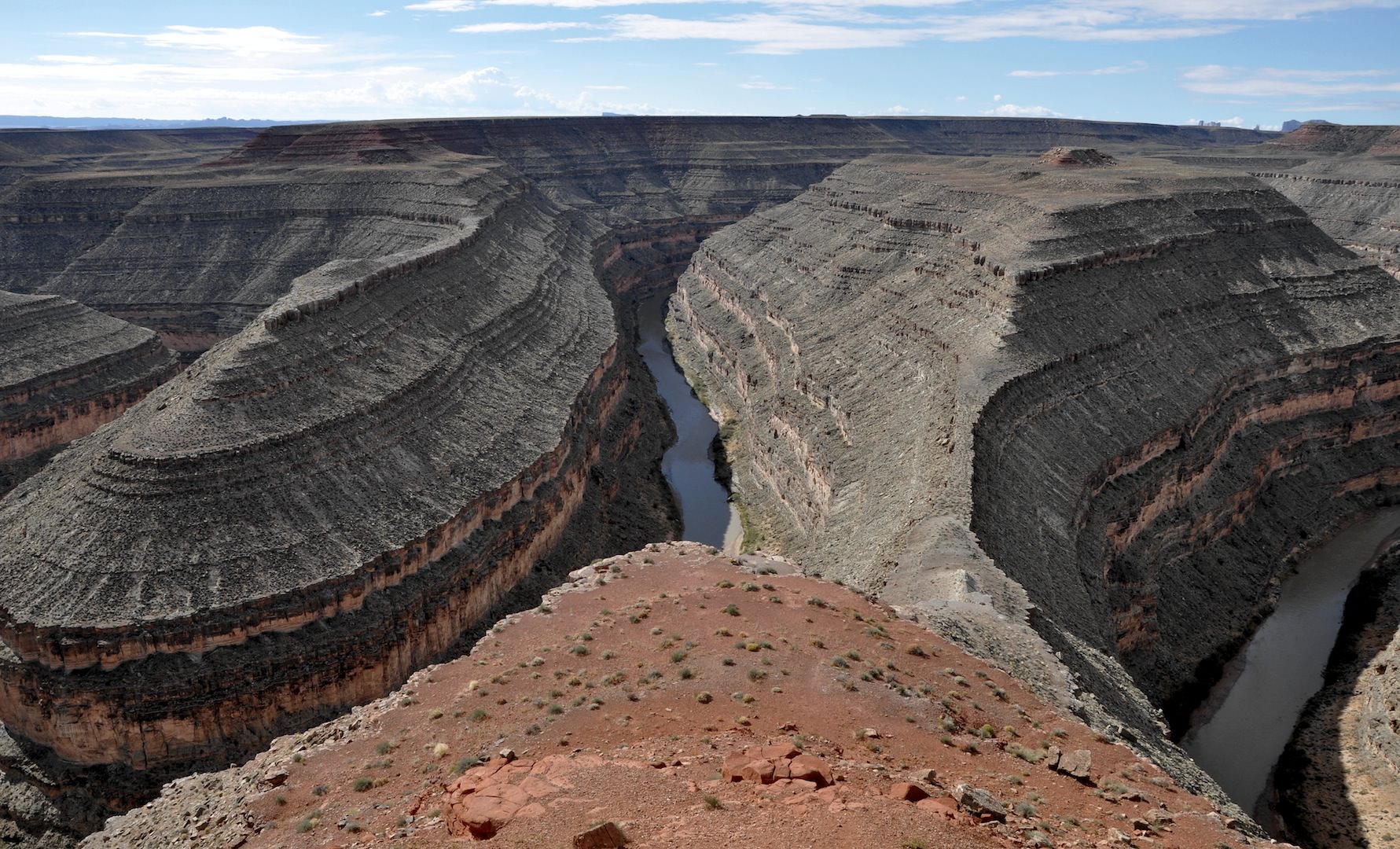 An entrenched meander along the San Juan River